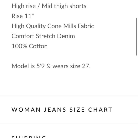 REVICE DENIM mid shorts! - Picture 2 of 5